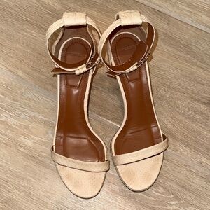 Givenchy Beige Snakeskin Sandals